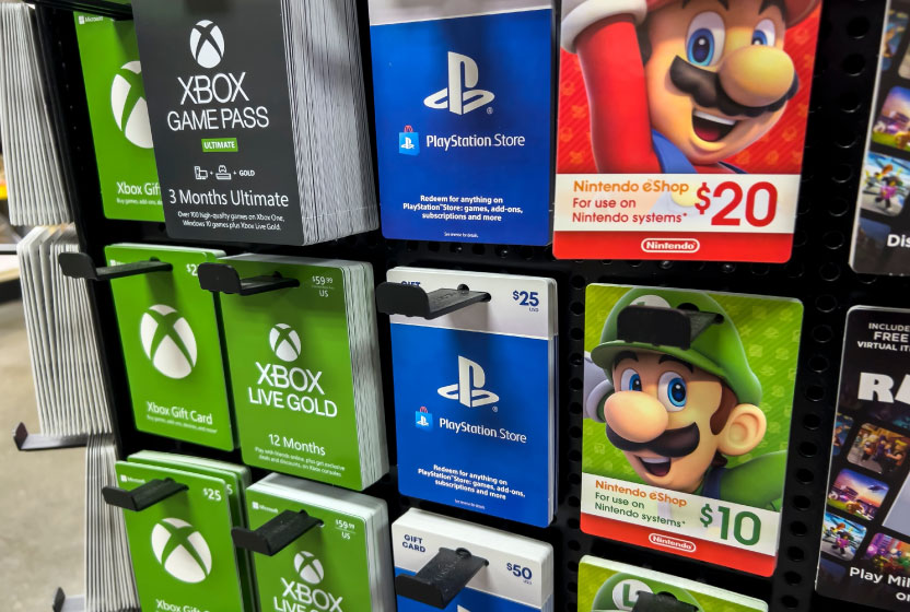 بهترین گیفت کارت های بازی